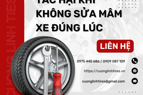 TÁC HẠI KHI KHÔNG SỬA MÂM XE ĐÚNG LÚC